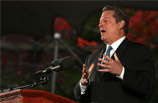 Al Gore during the Harvard Sustainability Celebration - 2008